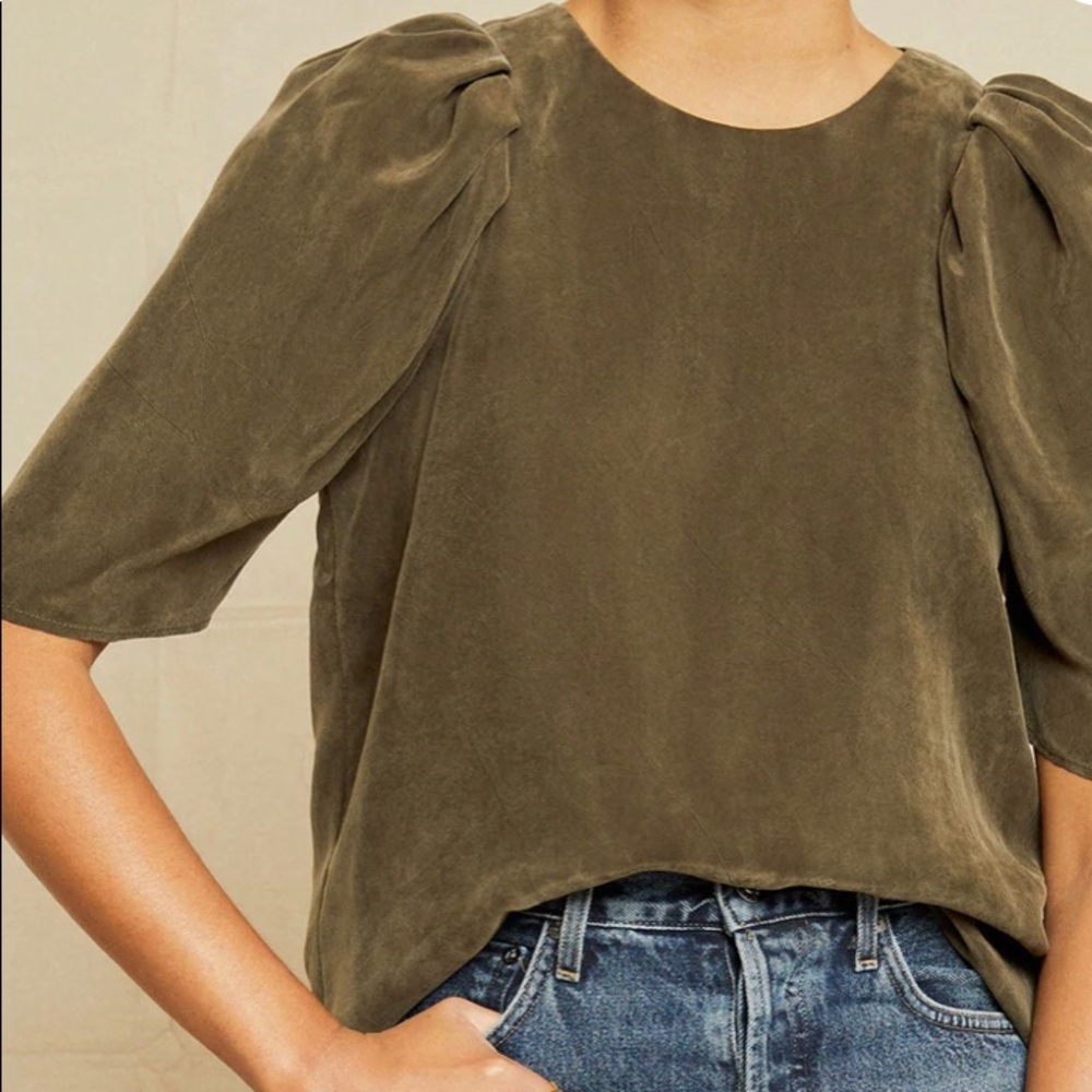 Amour Vert Sylvia cottonseed blouse